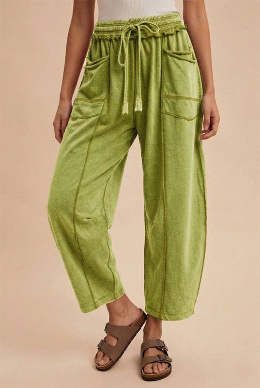 WASABI BARREL PANTS