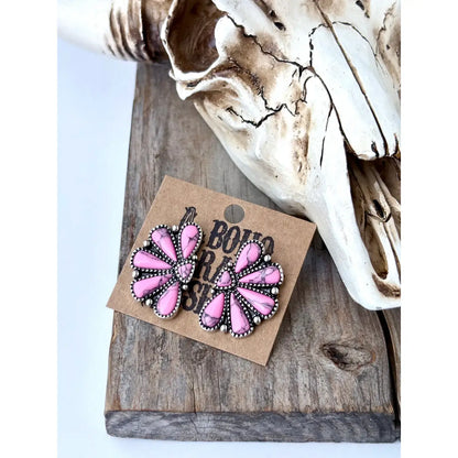 WESTERN SQUASH BLOSSOM EARRINGS