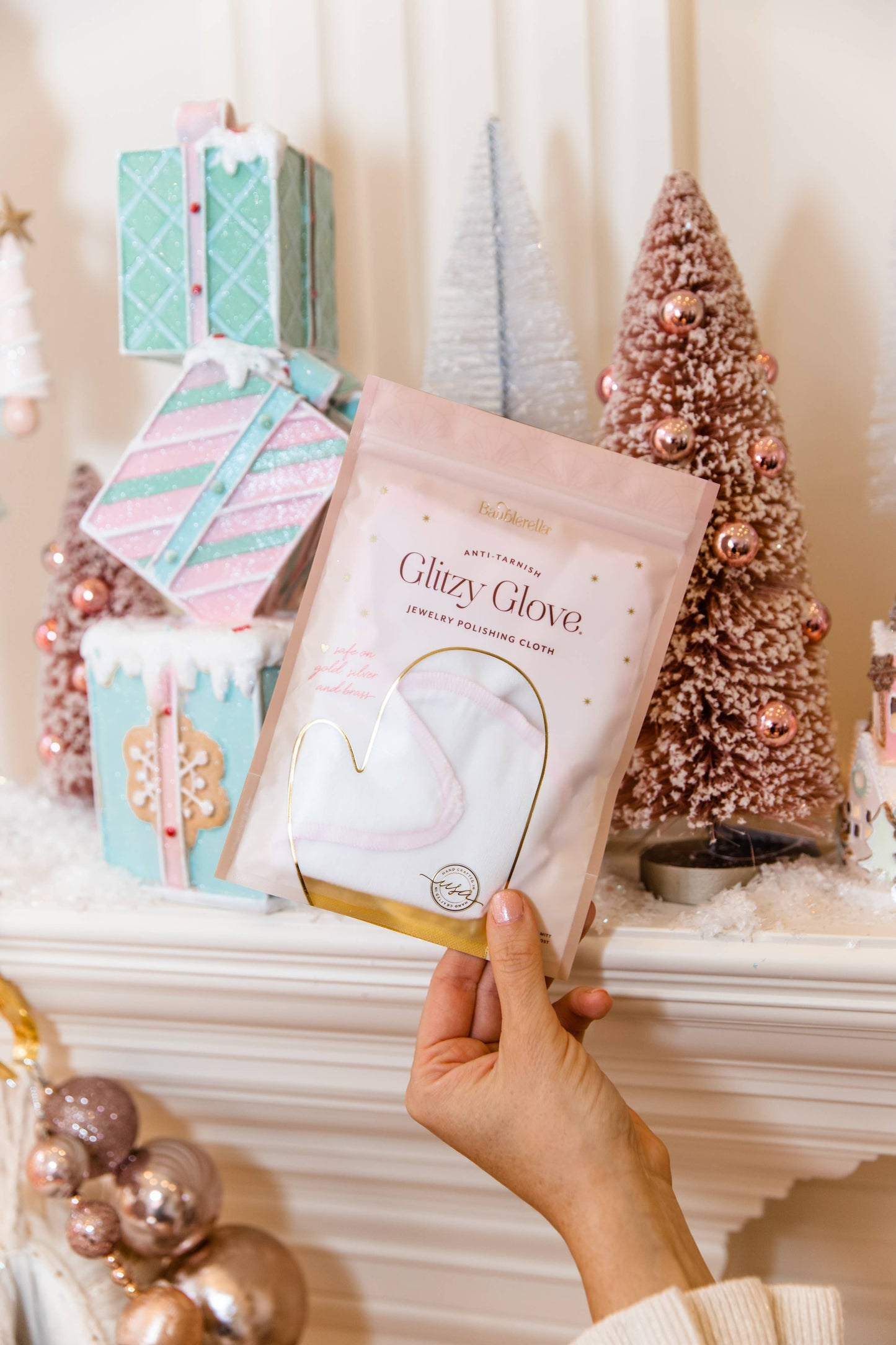 GLITZY GLOVE ANTI-TARNISH POLISHING MITT