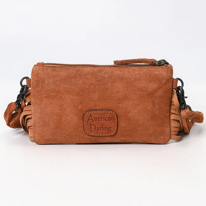 AMERICAN DARLING-BOOT STITCH GENUINE LEATHER CROSSBODY BAG