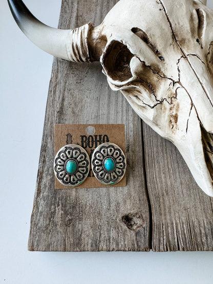 CONCHO EARRINGS