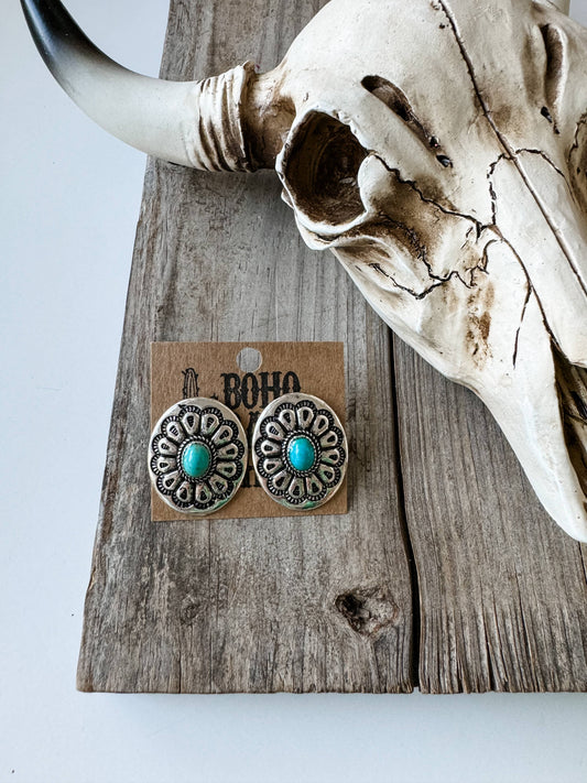 CONCHO EARRINGS