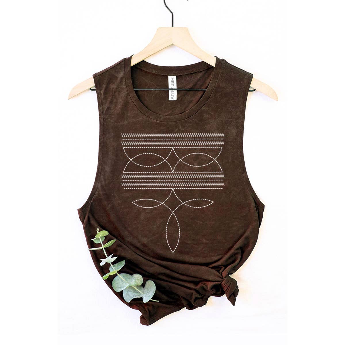 BELLA-BOOT STITCH TANK