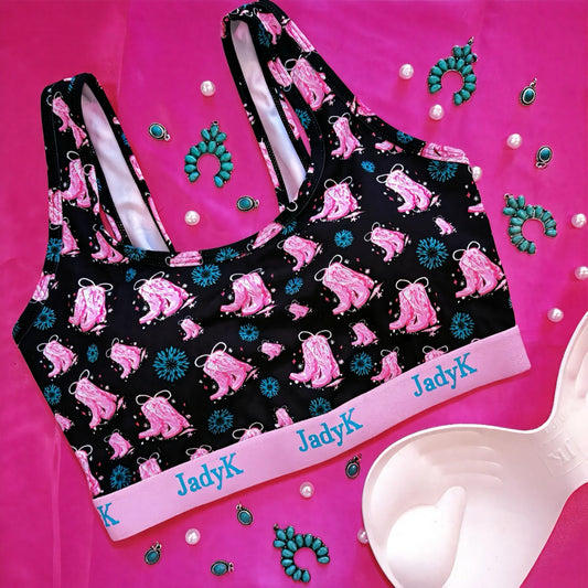 ARYA PRINTED SPORTS BRALETTE