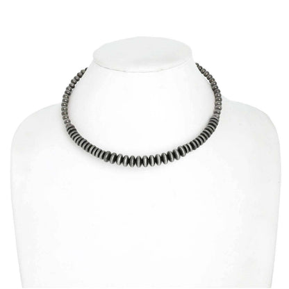 NAVAJO PEARL BEADED COLLAR NECKLACE