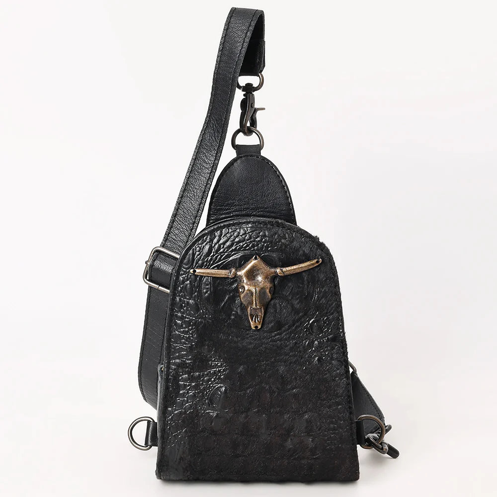 AMERICAN DARLING GENUINE LEATHER SLING BAG