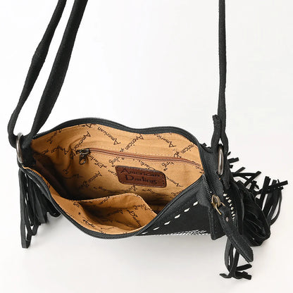 AMERICAN DARLING FRINGE BOOT STITCH CROSSBODY BAG