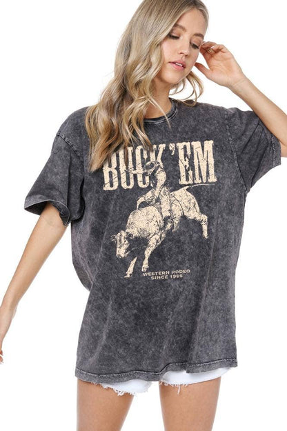 BUCK 'EM GRAPHIC TEE