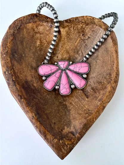 COWGIRL BLOSSOM STATEMENT NECKLACE