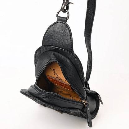 AMERICAN DARLING GENUINE LEATHER SLING BAG