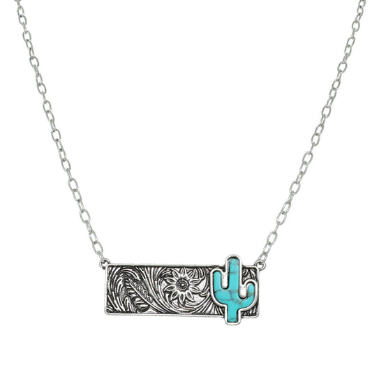 CACTUS BAR PENDANT NECKLACE