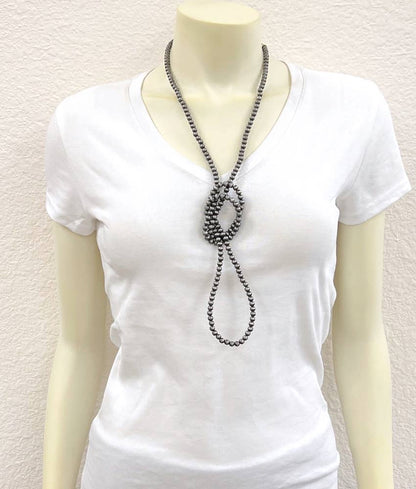 46" NAVAJO INSPIRED BEAD NECKLACE