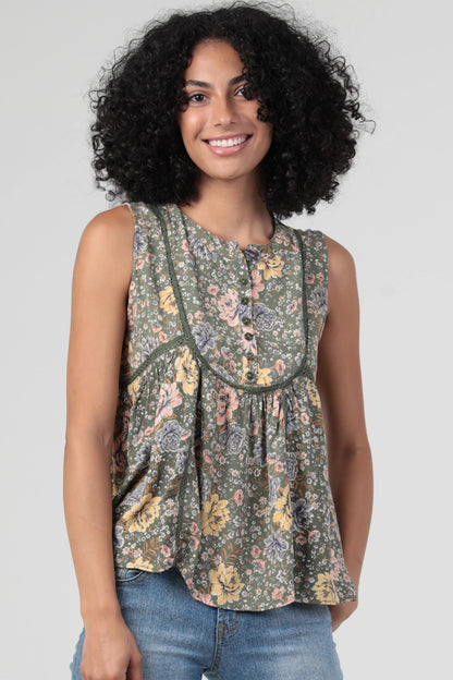 VINTAGE BLOOM BABYDOLL TANK