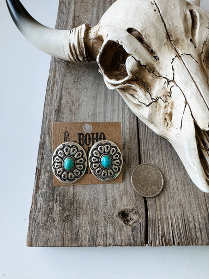 CONCHO EARRINGS