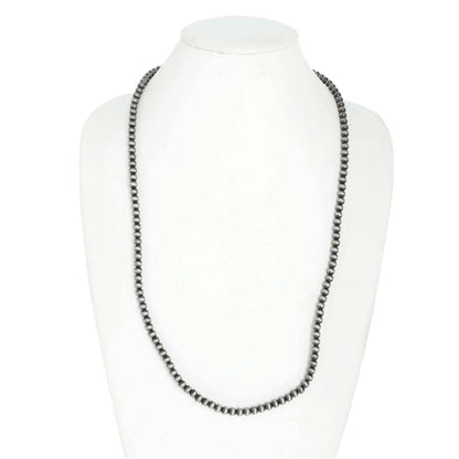 WESTERN NAVAJO PEARL BEADED LONG NECKLACE