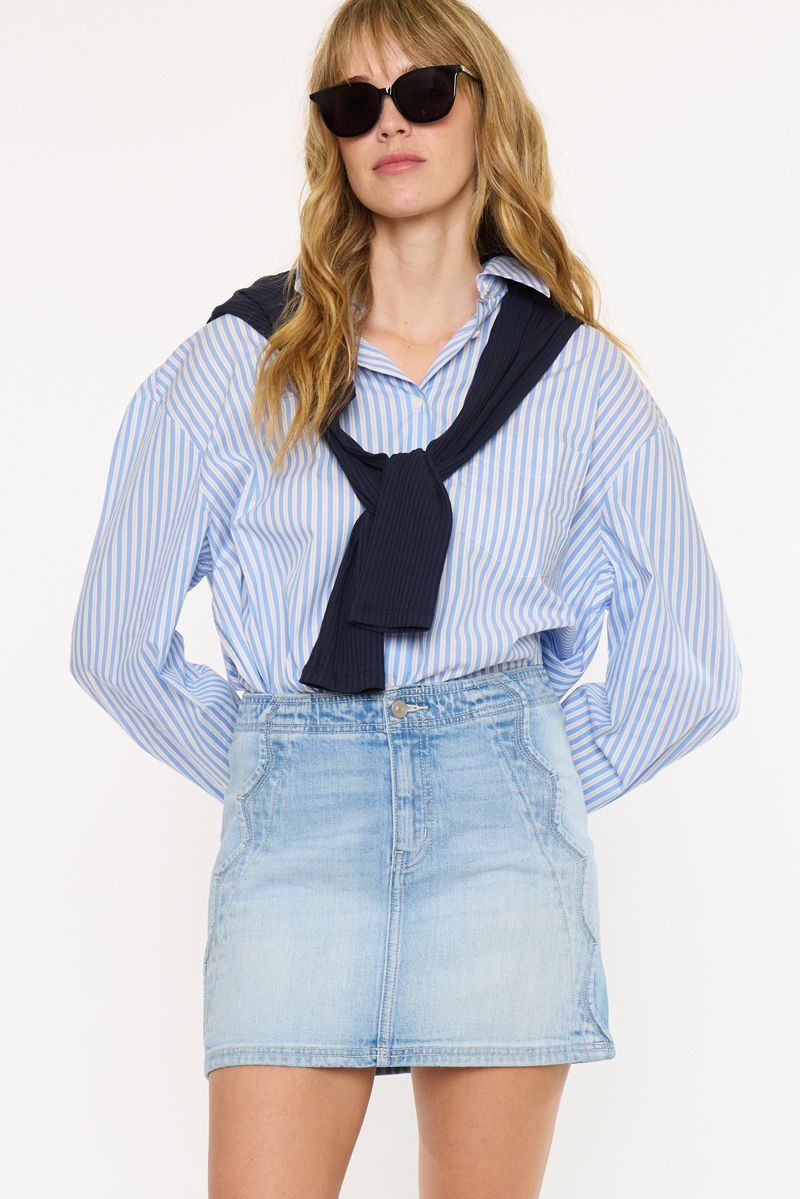 SADDLE STITCH SKIRT