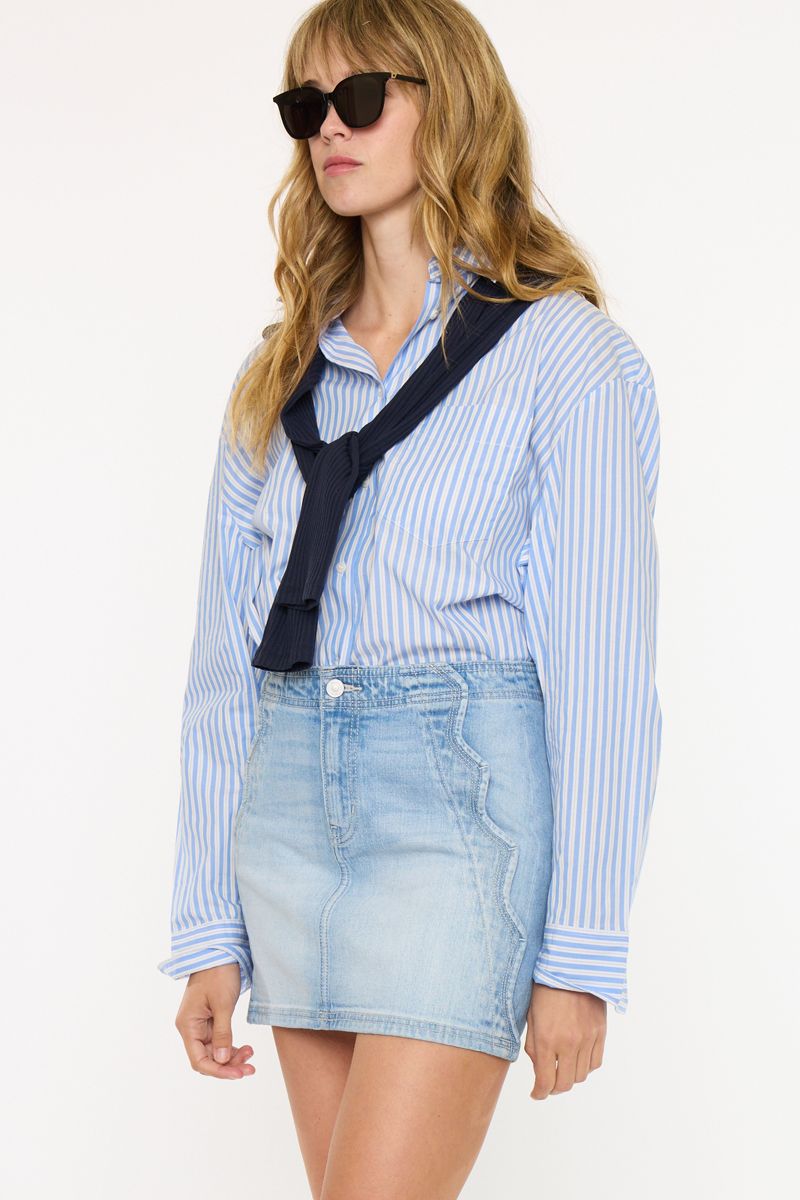 SADDLE STITCH SKIRT