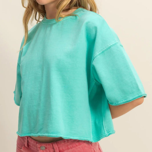 BOXY CROP TOP