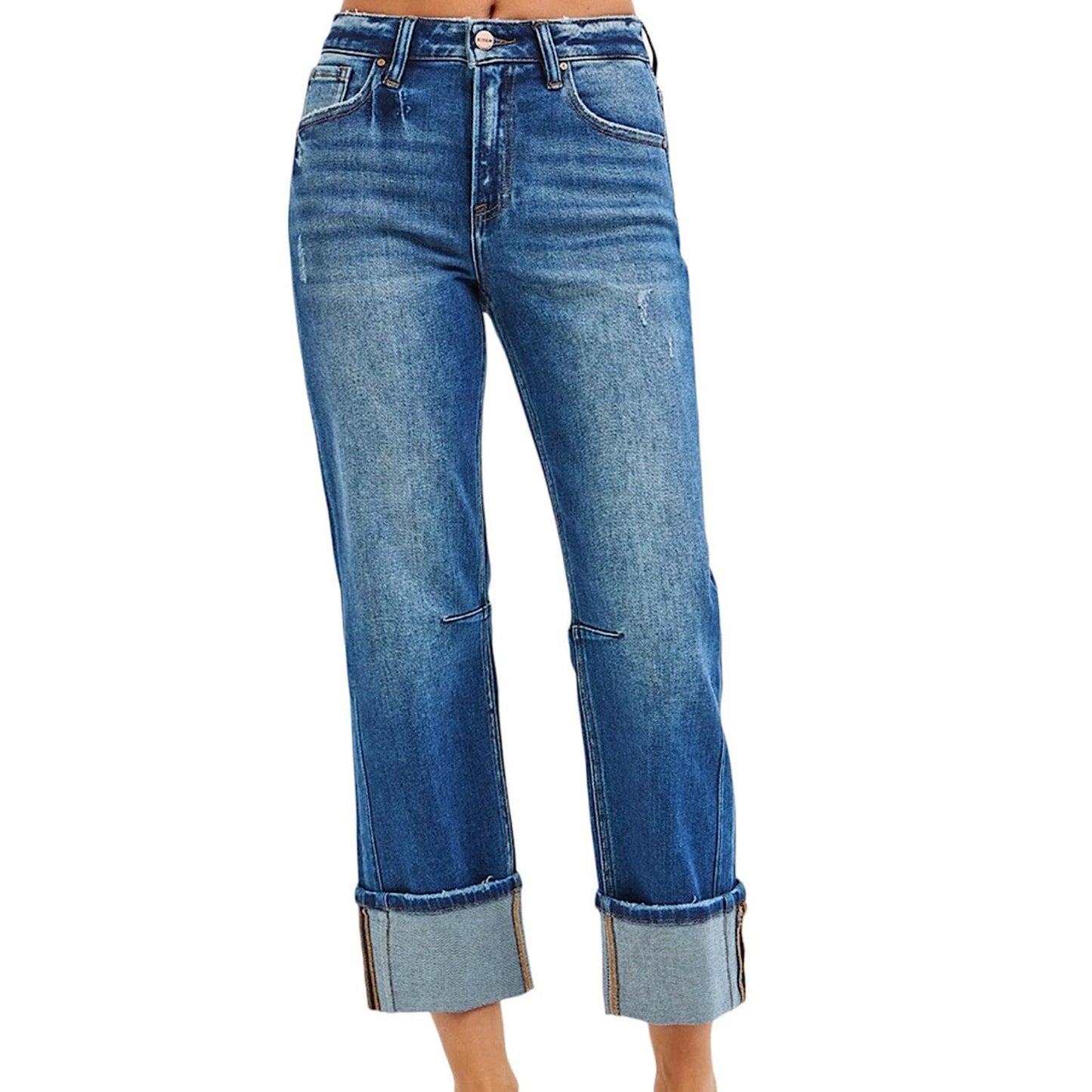 THE DALLY CUFFED CROP JEAN