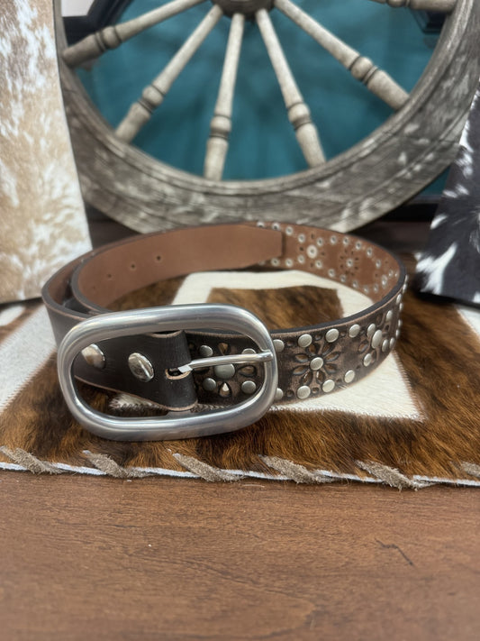 COWGIRL ROCK WESTERN FLORAL BELT