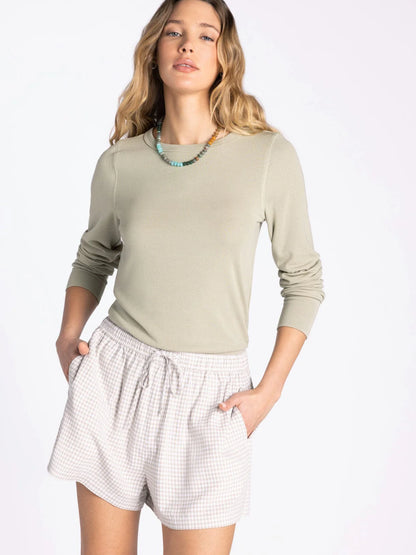 STACY CREW NECK LONG SLEEVE TEE